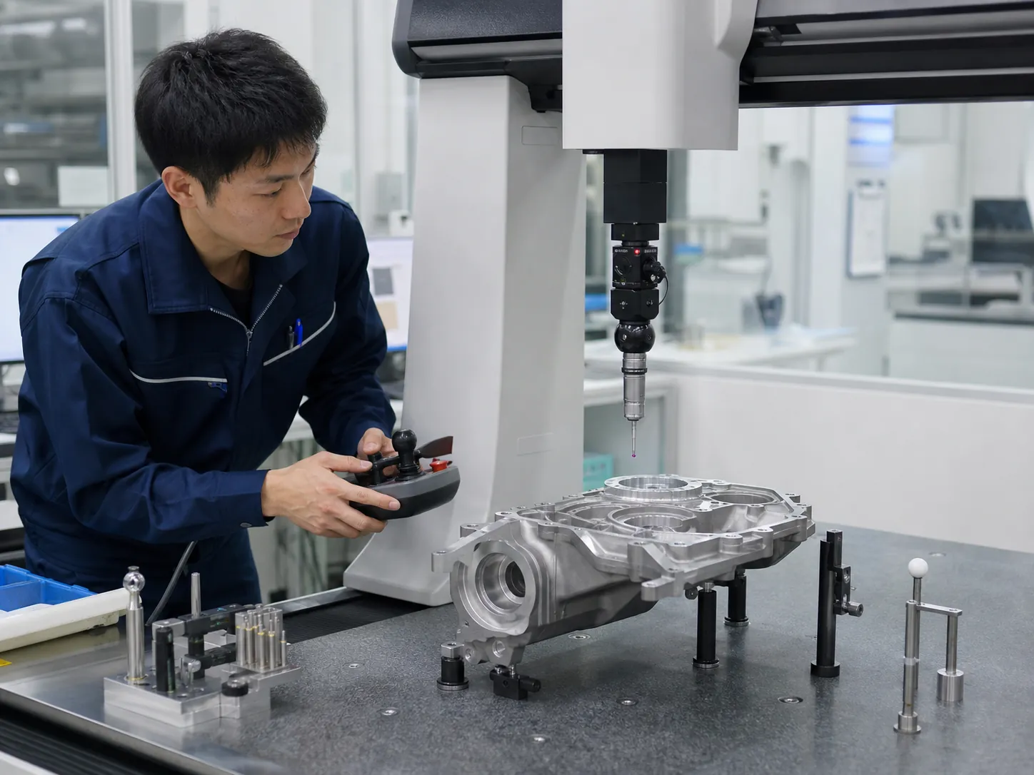 三次元測定機による品質検査